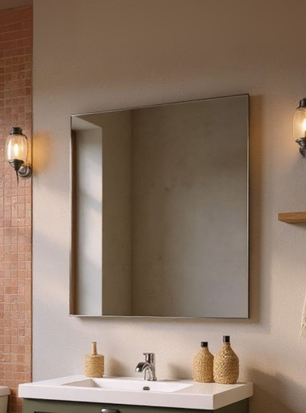 espelho orgânico grande