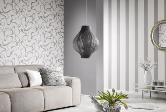 papel de parede geométrico vs floral qual escolher