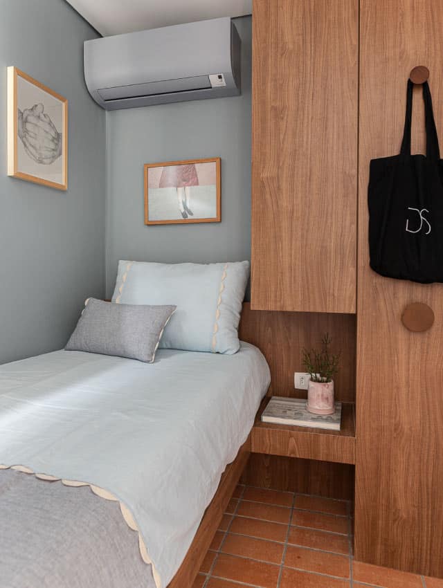 quarto de solteiro decorado
