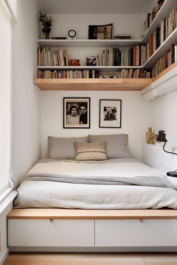 decoração de quarto com fotos reveladas