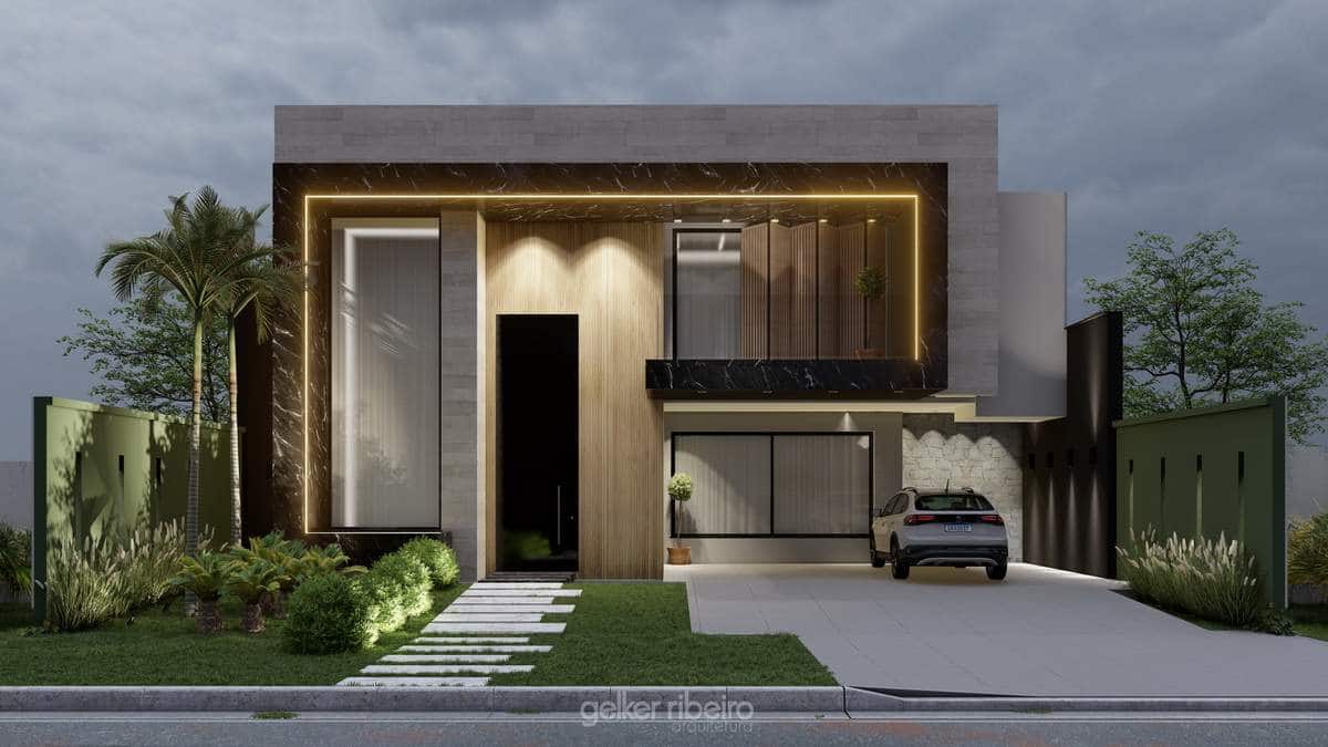 quanto custa uma fachada de casa moderna