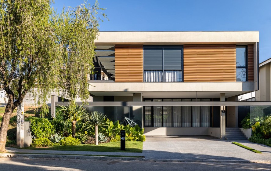 ideias de fachada de casa moderna simples