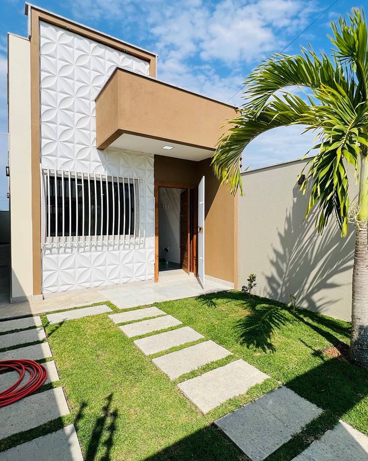 fachada moderna sem muro