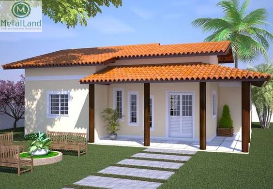 fachadas de casas simples e bonitas com pouco dinheiro