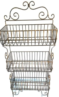 Fruteira de chão minimalista