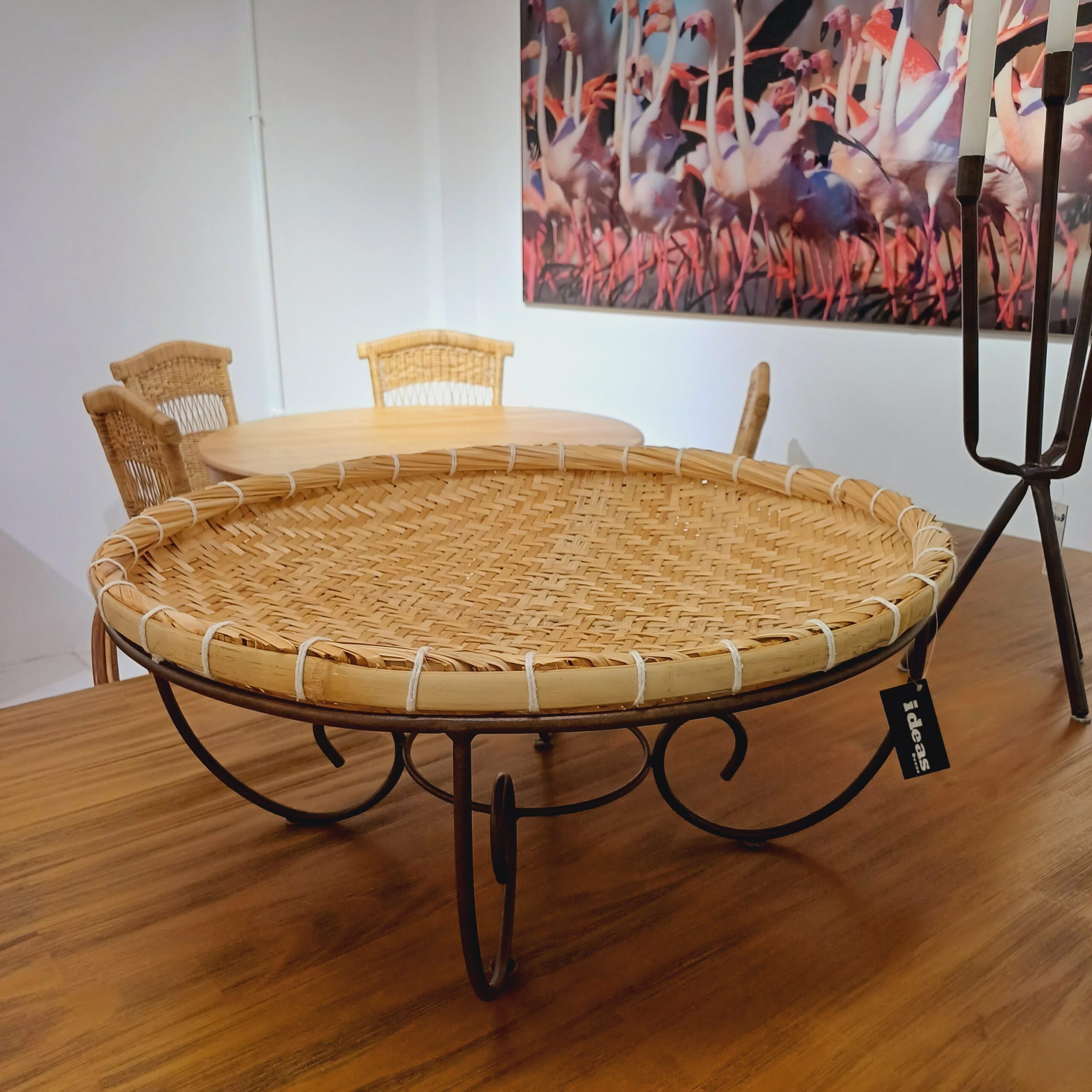 Fruteira de chão rústico sofisticado