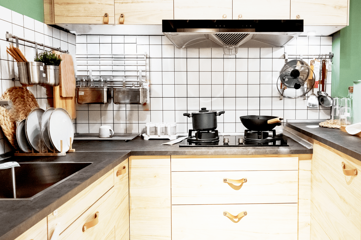 fundo de cozinha rústico para fotografia