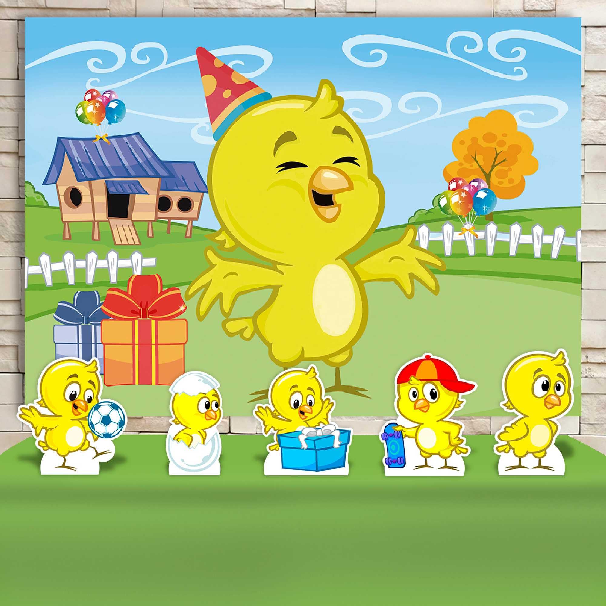 galinha pintadinha - pintinho amarelinho - festa decoração