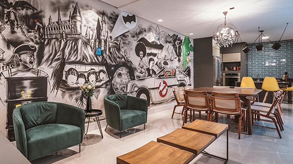 quanto custa um grafite profissional na parede