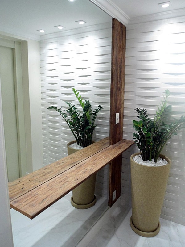 hall de entrada rústico e barato