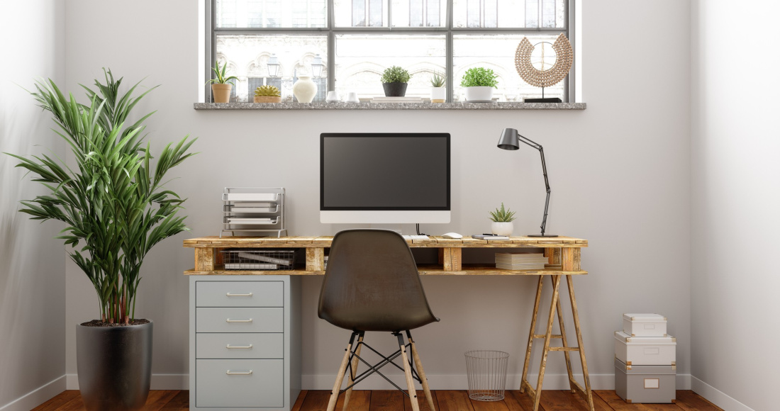 Tendências de Decoração para Home Office em 2026: Materiais Naturais e Sustentabilidade