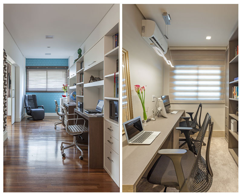 estação de trabalho dupla