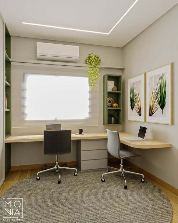 como montar home office para dois