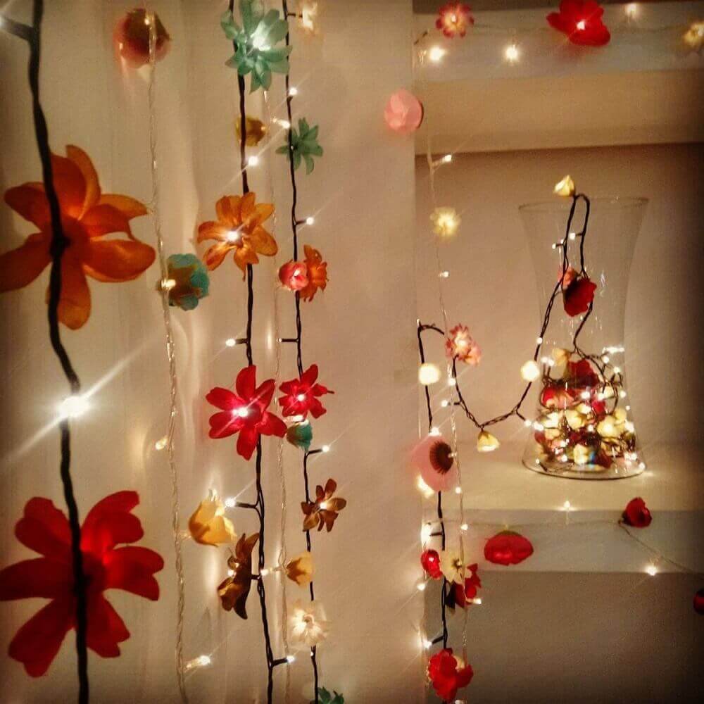 ideias criativas de decoração com pisca pisca para natal