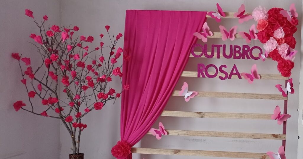 ideias criativas decoração outubro rosa
