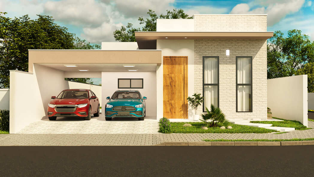 plantas de casas pequenas com 2 quartos