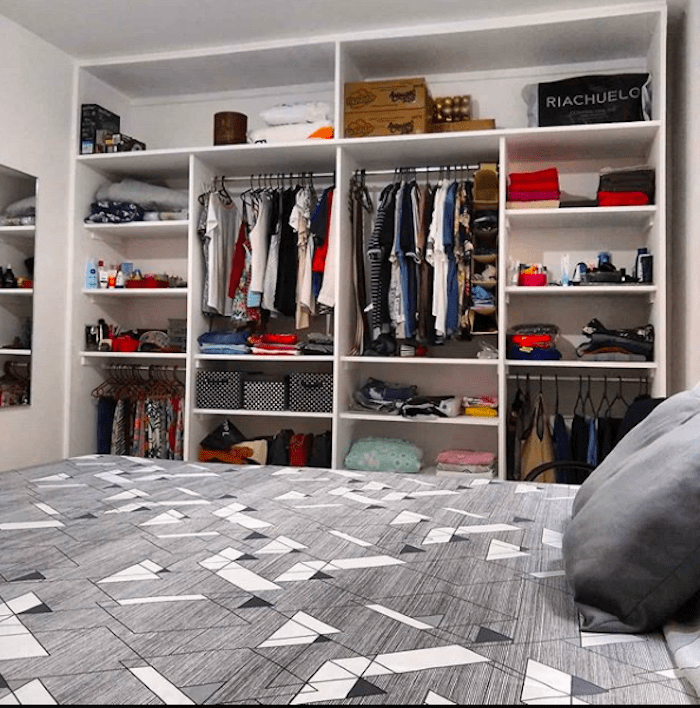 Closet planejado em gesso acartonado