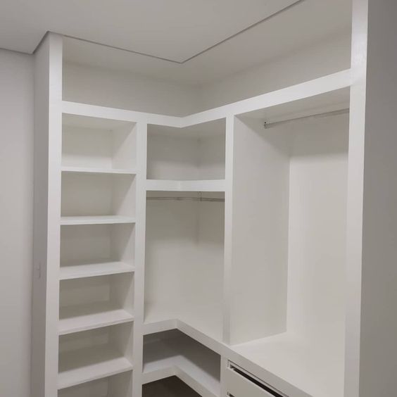 Closet de gesso moderno