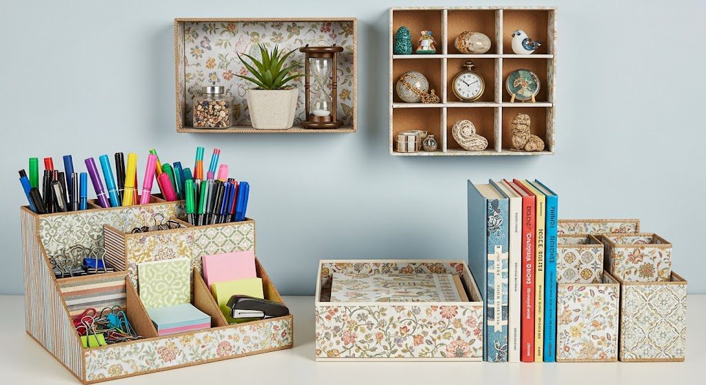 decorar casa com caixa de papelão economizar dinheiro