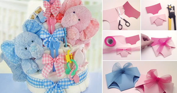 decoração chá de fraldas tema balão e nuvens passo a passo