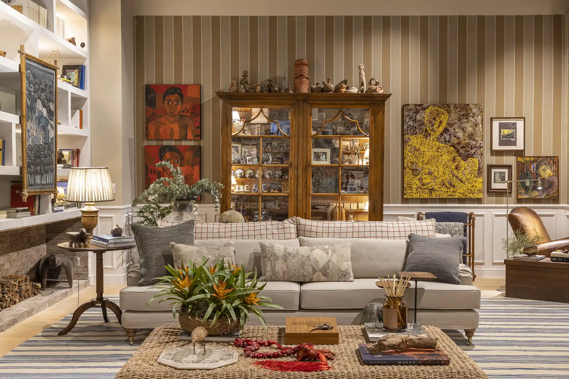 ideias de decoração parede sala