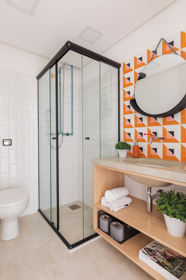 ideias de organizacao para banheiro sem armario