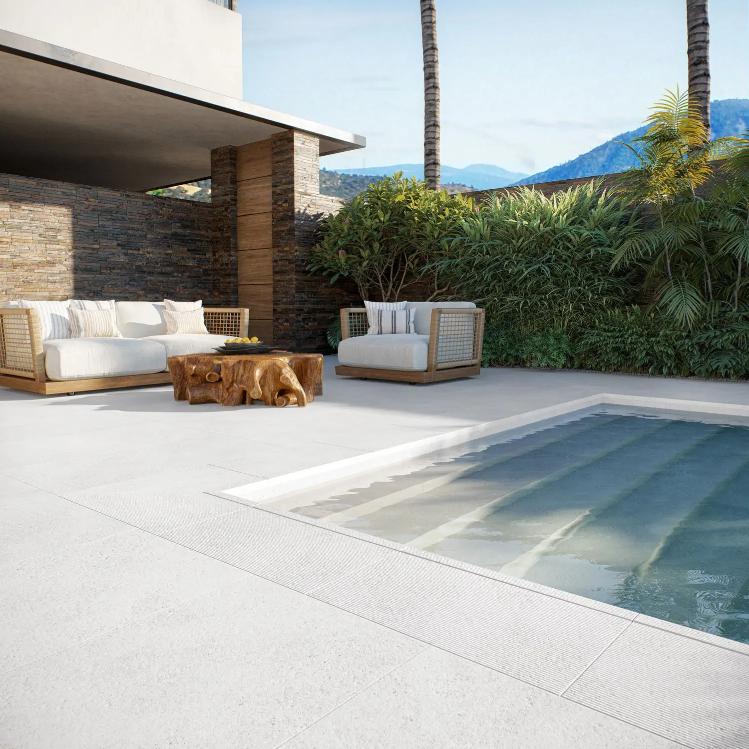 ideias de piso para piscina