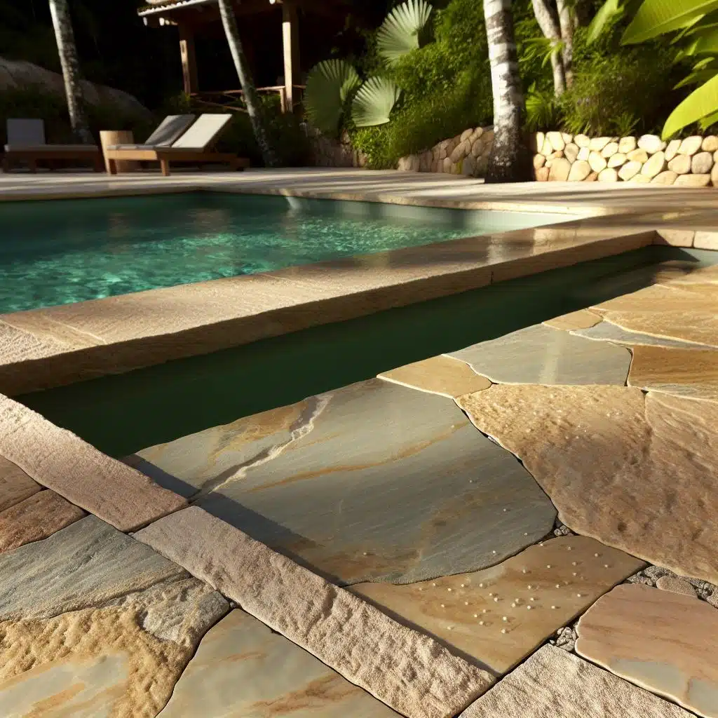 ideias de piso para piscina