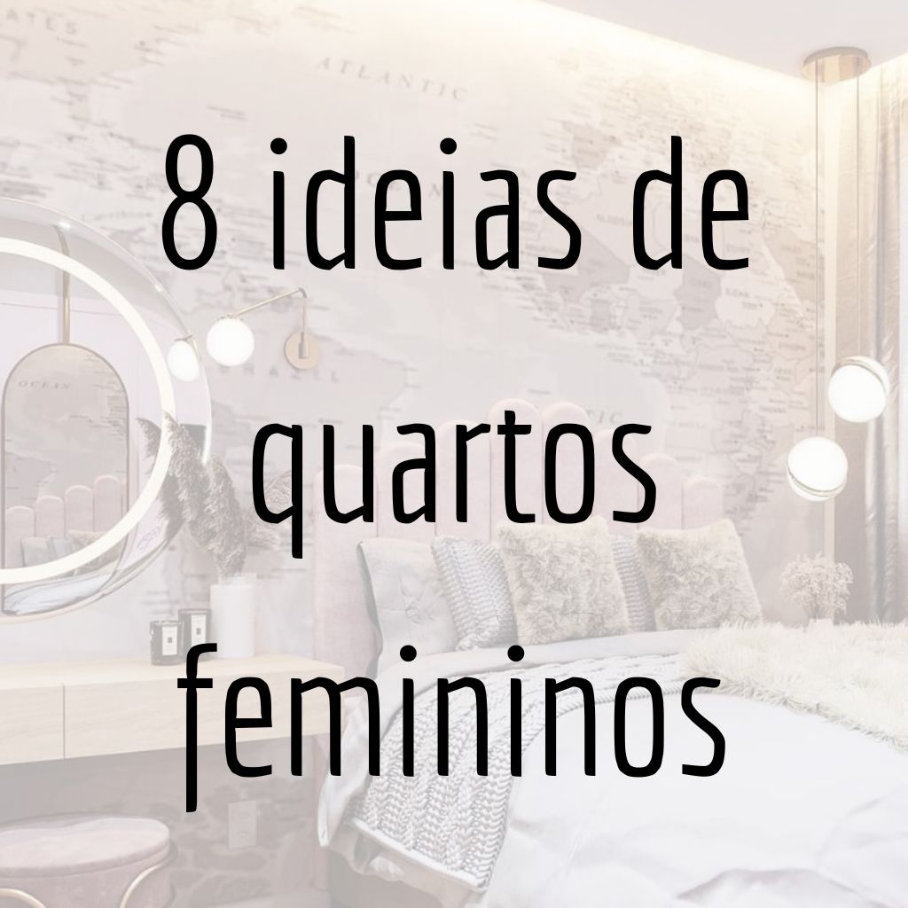 quarto feminino moderno com led