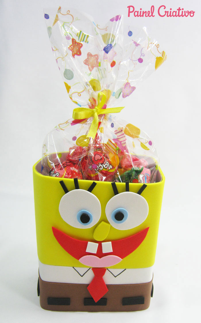 ideias decoração festa bob esponja simples e barata