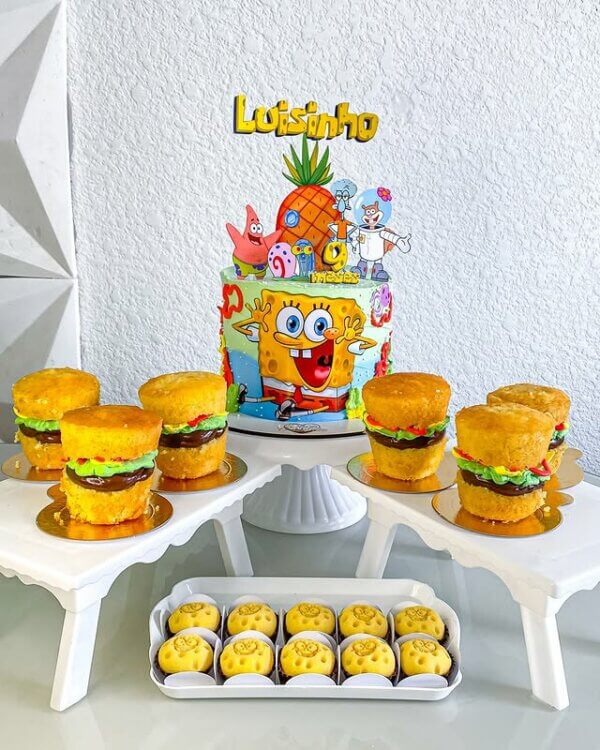 ideias decoração bob esponja