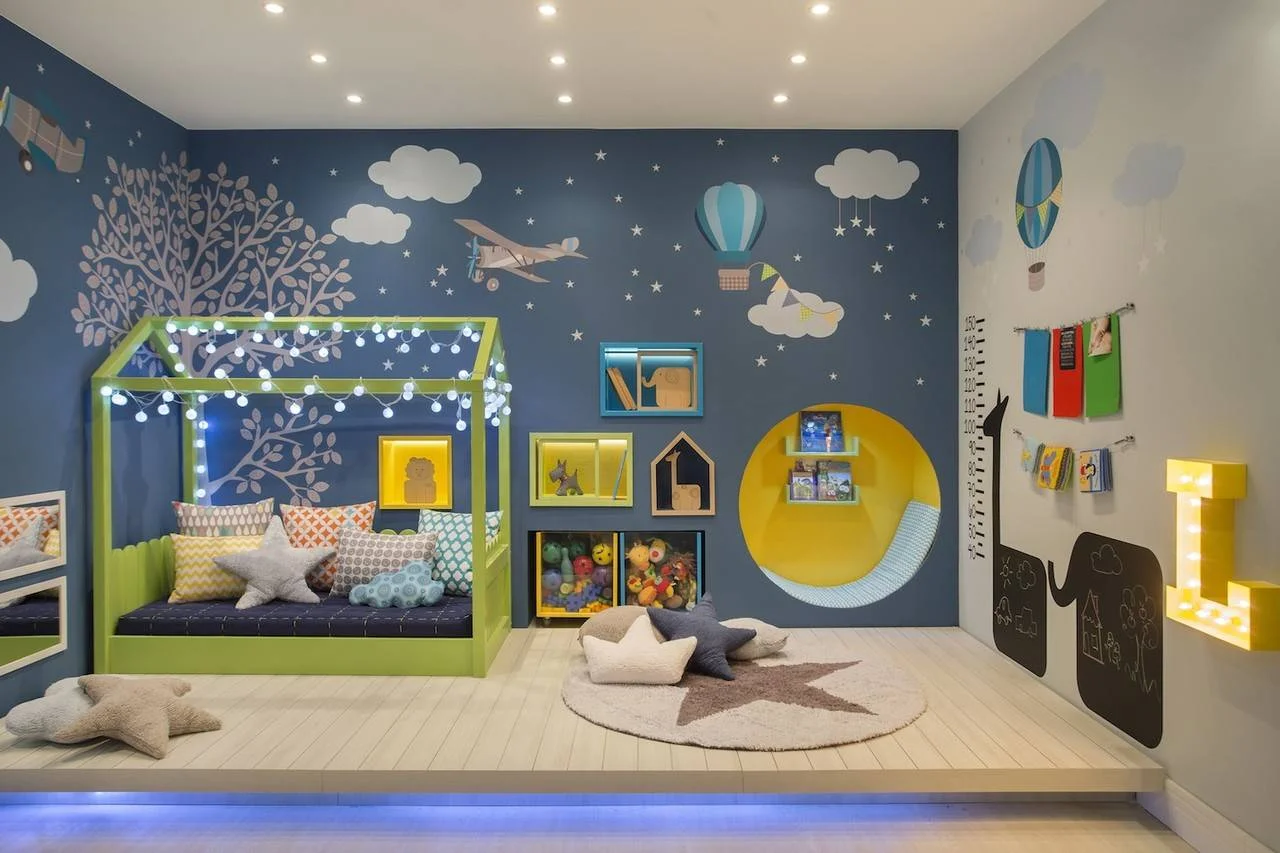 ideias decoração de quarto infantil masculino simples e barato