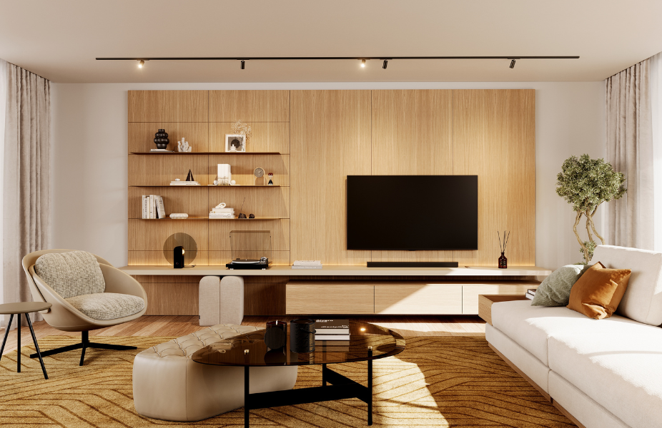 ideias decoração parede sala