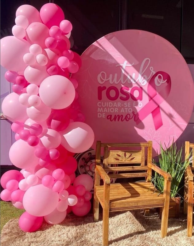 custo decoração outubro rosa para eventos