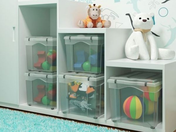 ideias para organizar brinquedos pequenos