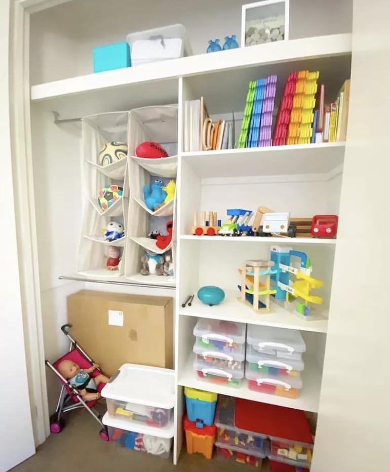 ideias de parede para organizar brinquedos