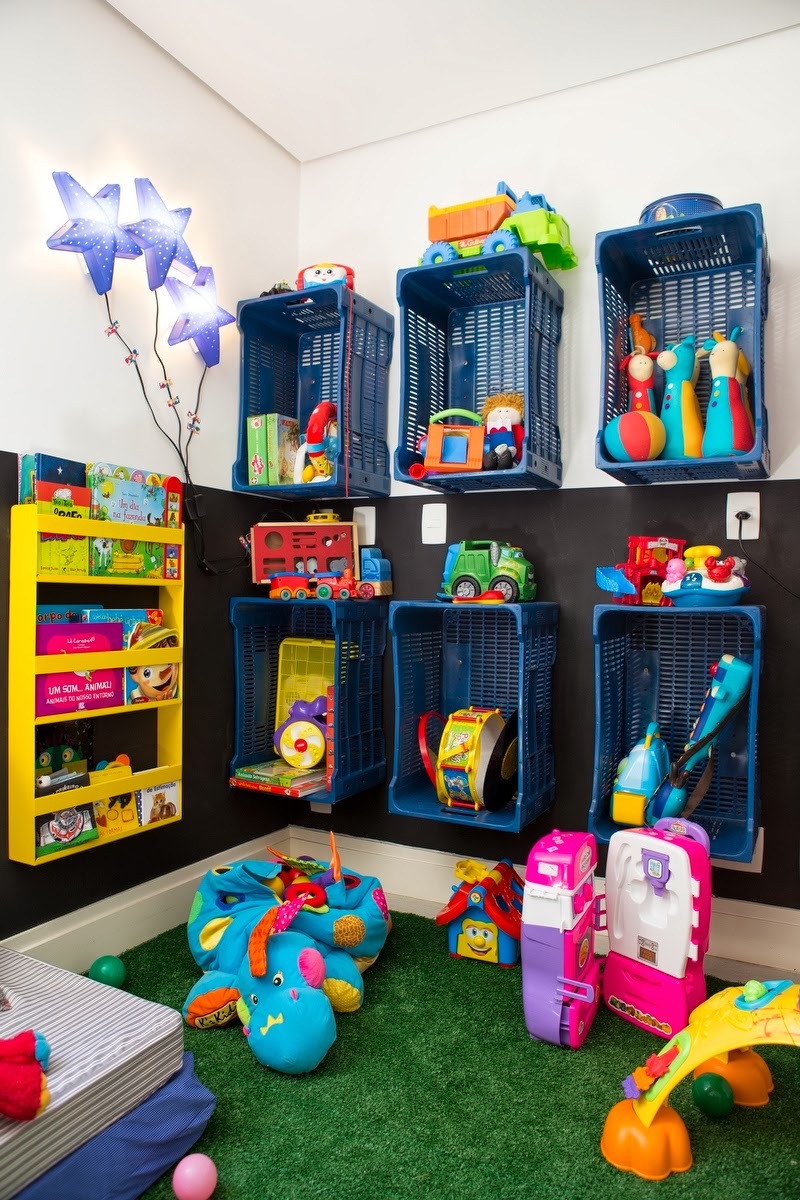ideias de parede para organizar brinquedos