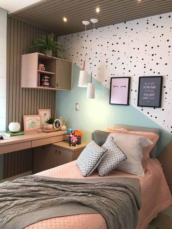 decoração quarto adolescente feminina