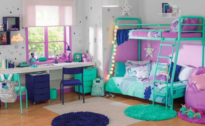 decoração quarto adolescente feminina