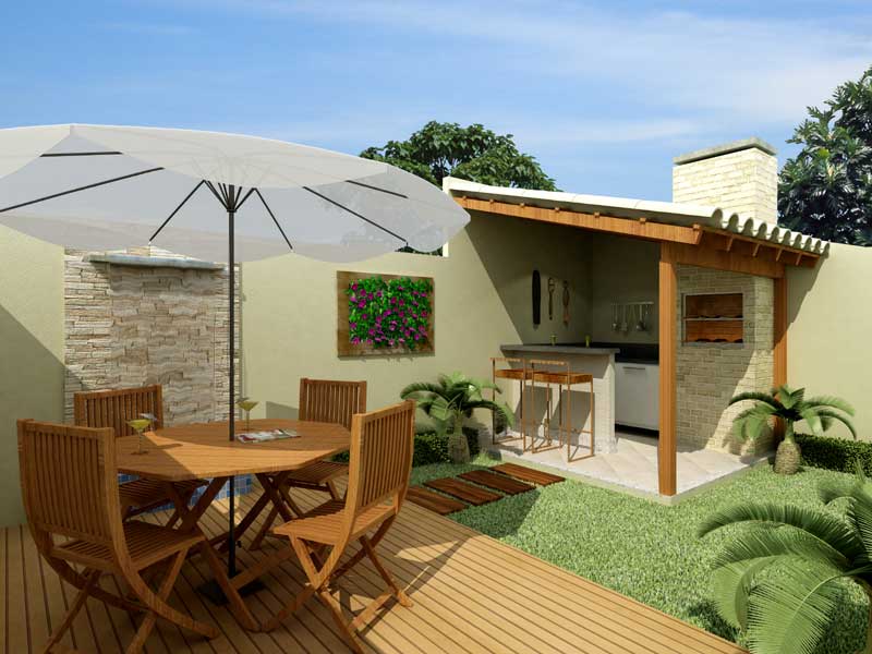 como decorar quintal pequeno