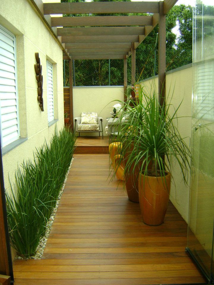 ideias para quintal pequeno e estreito