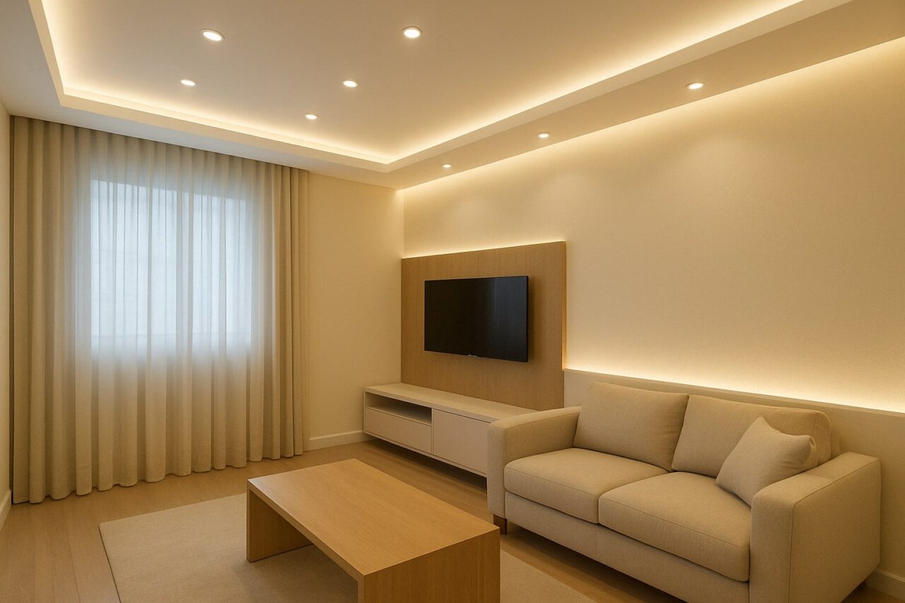 Passo a Passo: Instalação de Perfis de LED em Gesso para um Acabamento Impecável