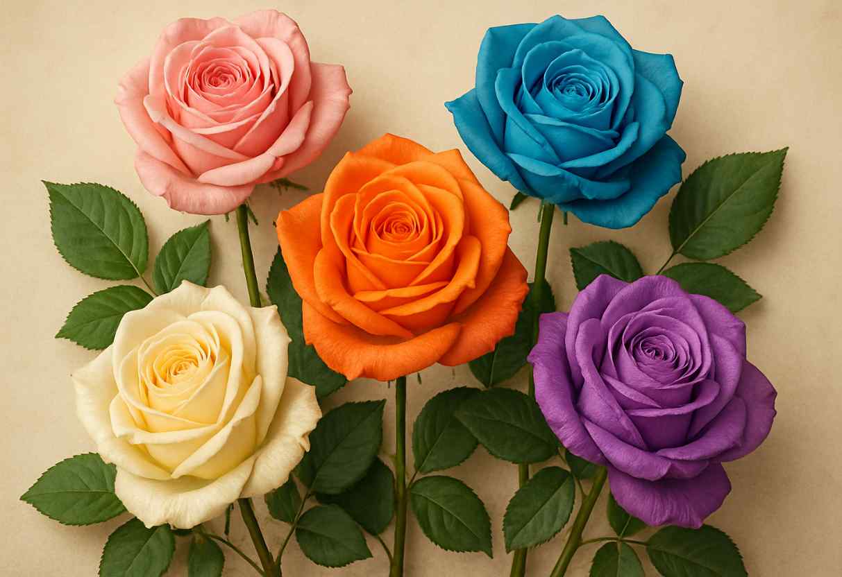 flores coloridas