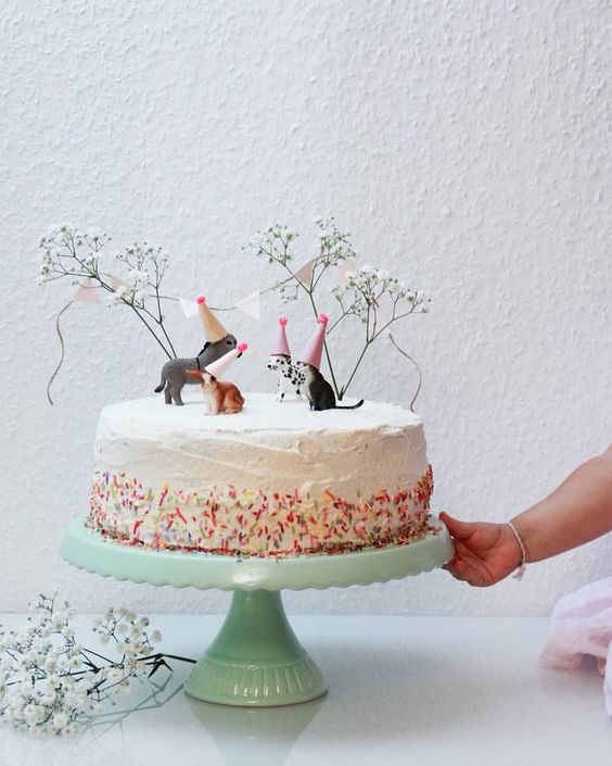 inspiração de decoração de bolo