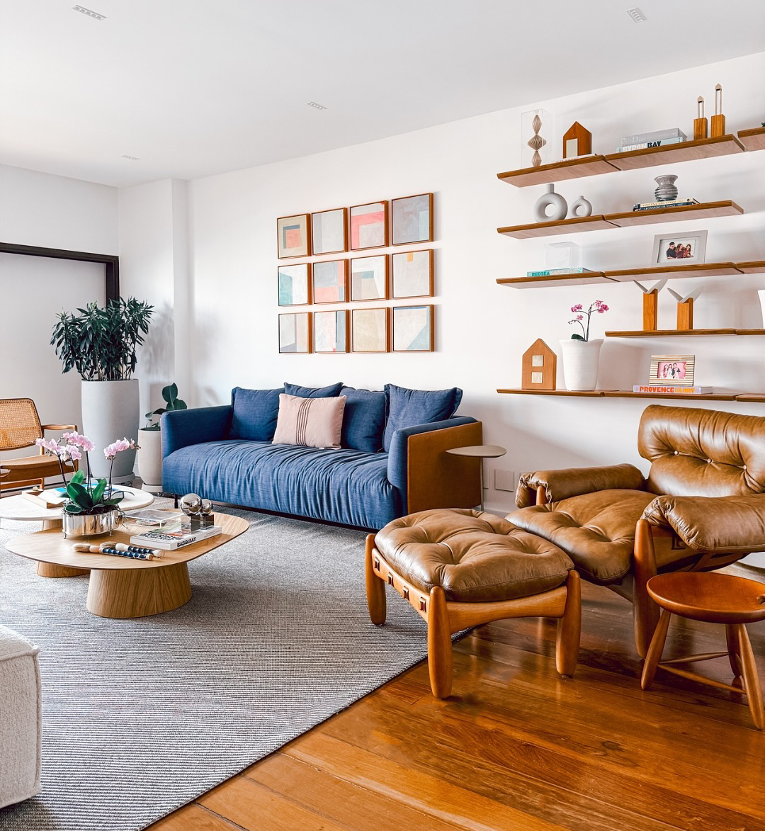 inspiração decoração sala pequena moderna