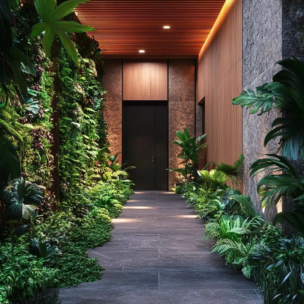 plantas para jardim corredor