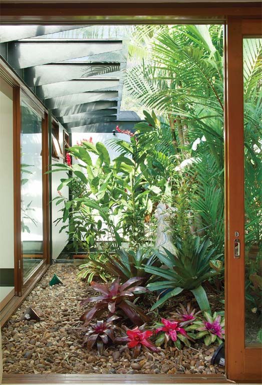 jardim de inverno corredor pequeno