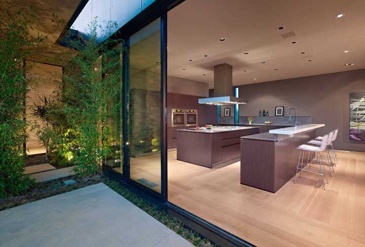 plantas para jardim de inverno em corredor