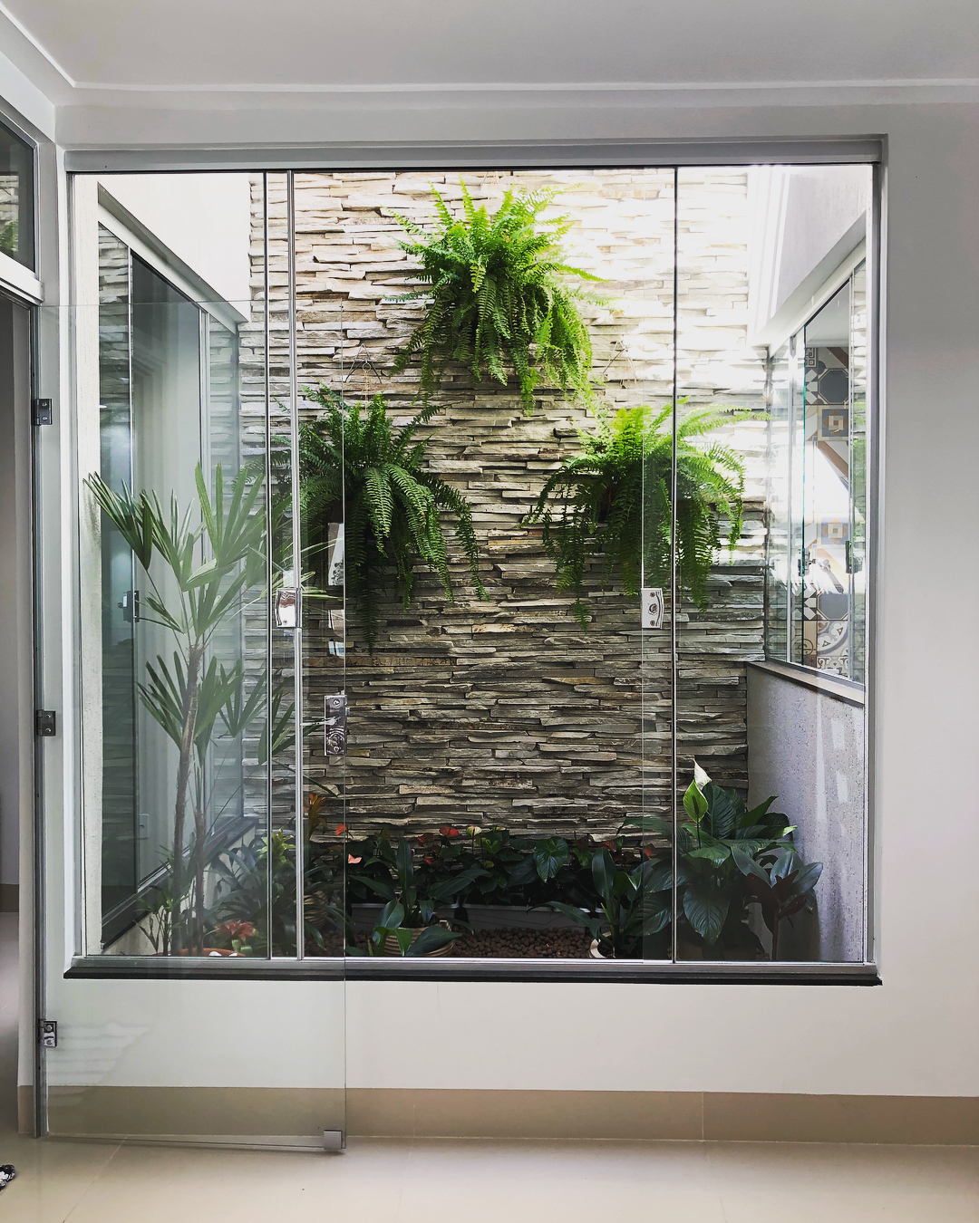 custo jardim de inverno corredor