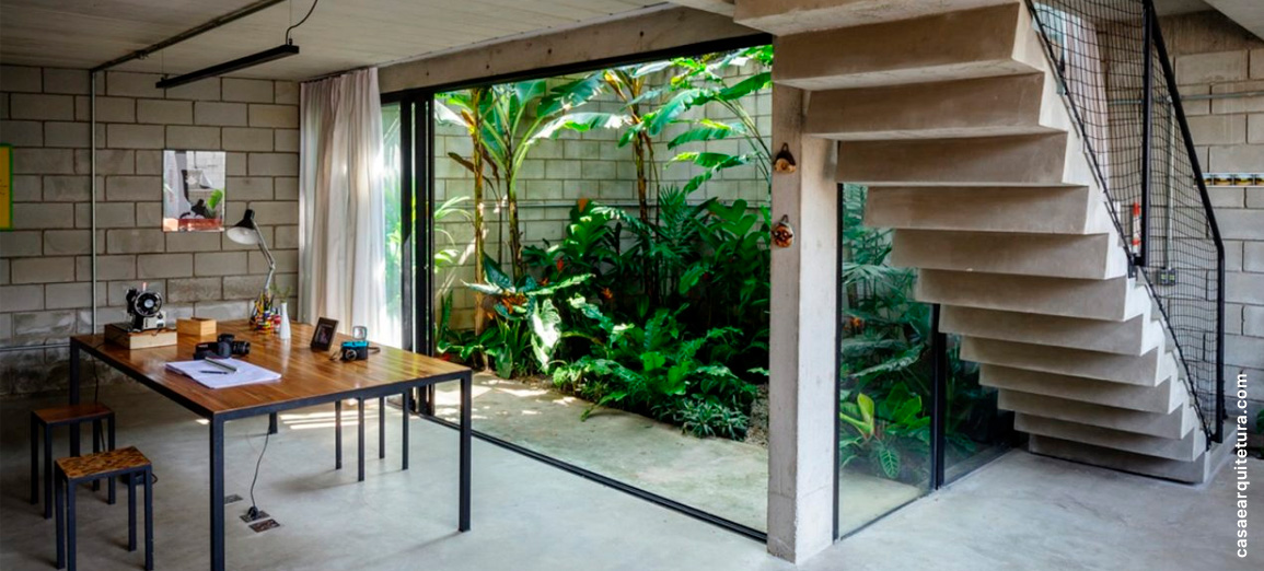 decoração jardim de inverno